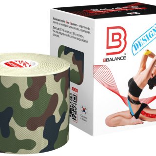 Кинезио тейп BBTape™ 5 см × 5 м камуфляж