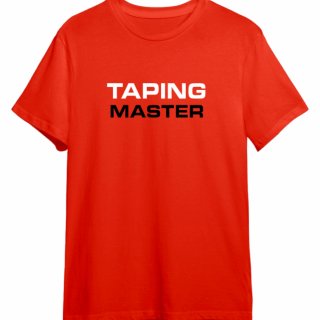 Хлопковая футболка «Taping Master» красная